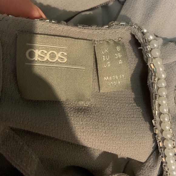 ASOS Pearl Mini Dress - size 4 - Picture 7 of 9